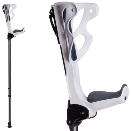 Костыль подлокотный с амортизатором FDI ErgoDynamic S (до 60 кг), Нагрузка на амортизатор: До 60 кг, Цвет: Белый, изображение 4