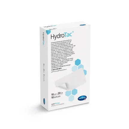 Hydrotac 10x20см Гідрогелева губчаста пов'язка 1шт, Розмір пов'язки: 10см х 20см