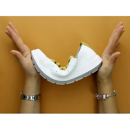 Кроссовки женские диабетические Dr Orto Casual 156D010, Цвет: Белый  с желтым, Размер женской обуви: 37, изображение 5