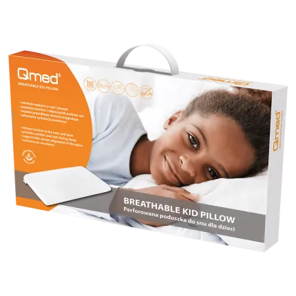 Подушка для дітей ортопедична Qmed Breathable Kid Pillow з перфорацією, зображення 2