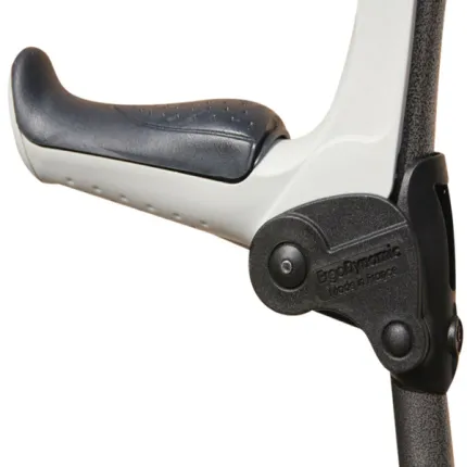 Милиця підлокітна з амортизатором FDI ErgoDynamic L (від 75 кг) Біла, Навантаження на амортизатор: Від 75 кг, Колір: білий, зображення 3