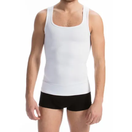 Утягивающая мужская майка FarmaCell 418, Цвет: Белый, Размер: M