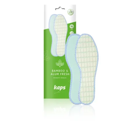 Гигиенические стельки для обуви из бамбукового волокна Kaps Bamboo & Alum Fresh, Размер: 36