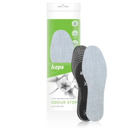 Гигиенические стельки для обуви Kaps Odour Stop для вырезания