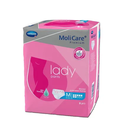 Труси поглинаючі для жінок MoliCare® Premium lady pants 7 крапель M 8шт/уп, Розмір підгузників: M, Кількість крапель: 7, зображення 2