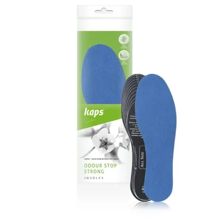 Гигиенические стельки для обуви Kaps Odour Stop Strong для вырезания