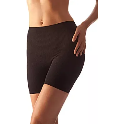 Утягивающие стринги с высокой талией из хлопка FarmaCell Shape Black 610, M, изображение 2