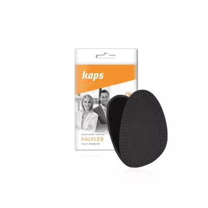Кожаные полустельки для модельной обуви на каблуках Kaps Halfled Black чёрные, Размер: 41/42