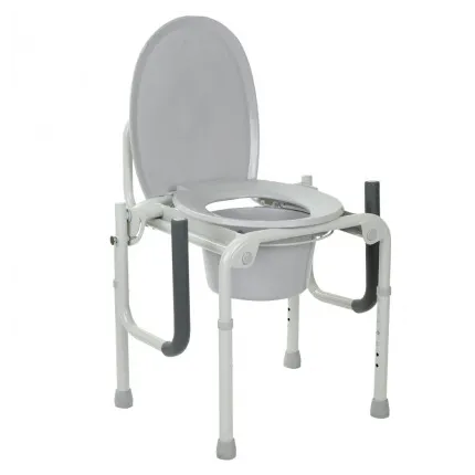 Сталевий стілець-туалет з відкидними підлокітниками OSD-2108D, зображення 4