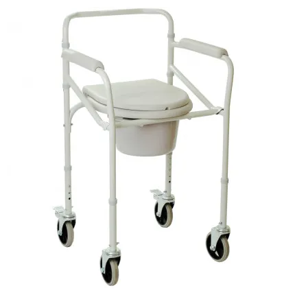 Складной стул-туалет на колесах, OSD-2110JW, изображение 3