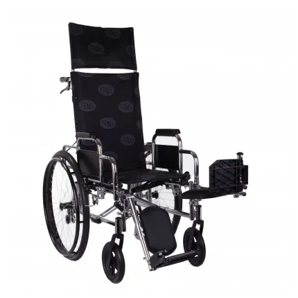 Багатофункціональне крісло колісне RECLINER хром, зображення 2