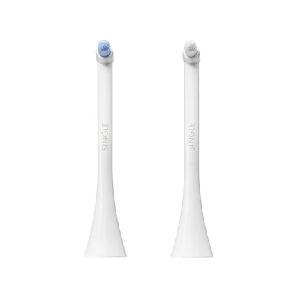 Насадки Single Duo для звуковой щетки Curaprox Hydrosonic Ortho (2шт), изображение 2