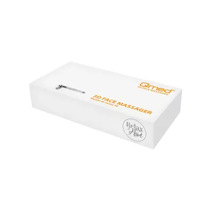 Подвійний масажний ролик для обличчя Qmed 3D Face massager Pink, Колір: Рожеве золото, зображення 2