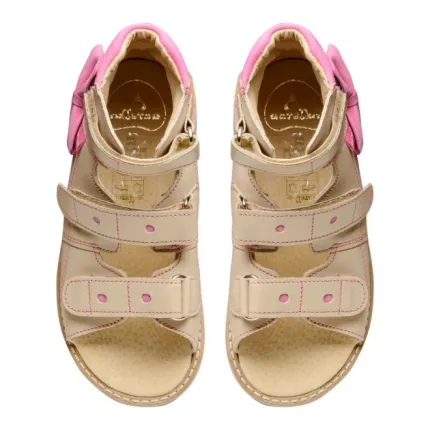 Ортопедичні босоніжки для дітей Aurelka 1003/09, бежеві, зображення 2