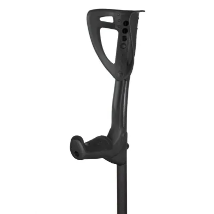 Милиця підлокітна з регулюванням верхньої та нижньої секції FDI Ergotech Чорна, Колір: Чорний