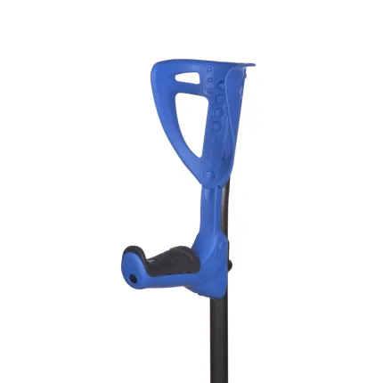 Милиця підлокітна з регулюванням верхньої та нижньої секції FDI Ergotech Синя, Колір: Синій, зображення 3