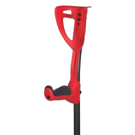 Милиця підлокітна з регулюванням верхньої та нижньої секції FDI Ergotech Червона, Колір: Червоний