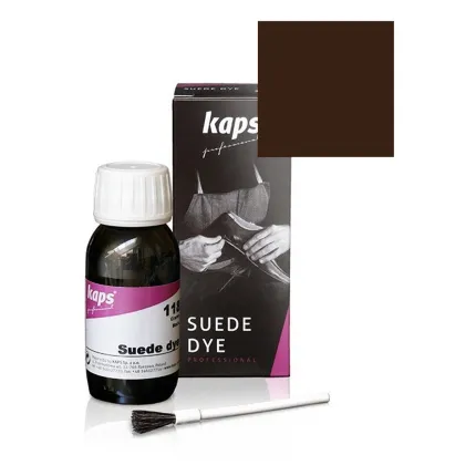 Фарба для замші та нубуку Kaps Suede Dye 50 ml Середньо коричнева, Колір: 139 Середній коричневий