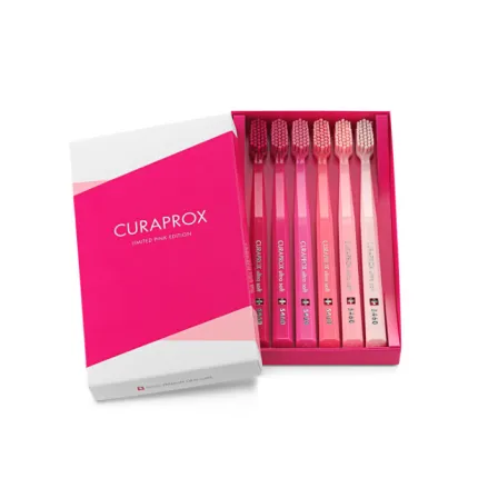 Набір зубних щіток Curaprox Pink limited edition CS 5460 6 шт., зображення 3