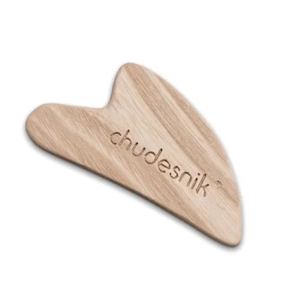 Дерев'яний масажер Гуаша Chudesnik 1 шт., зображення 2