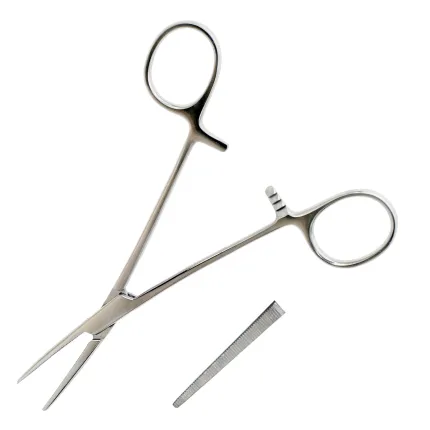 Затискач кровоспинний по Crile-Rankin, зубчастий, прямий №1 Surgiwelomed, довжина 16 см