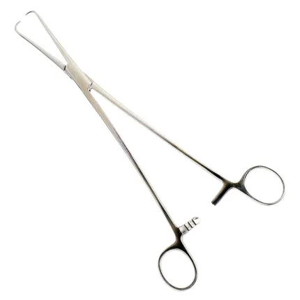 Щипці однозубі кульові для відтягування тіла матки Schroder-Braun Surgiwell, довжина 25,5 см