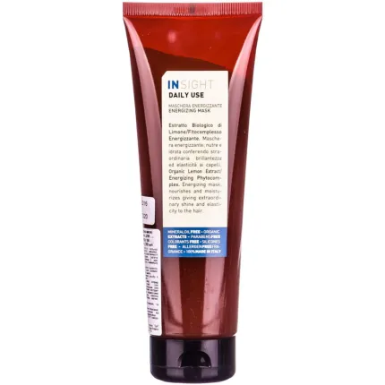 Маска энергетическая для ежедневного применения для волос Insight Energizing Mask 250ml, Обьем: 200 мл