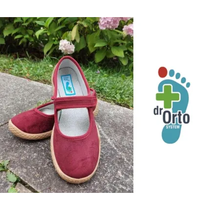 Балетки жіночі діабетичні для проблемних ніг Dr Orto System 197D003 бордові, Колір: Бордовий, Розмір жіночого взуття: 41, зображення 2