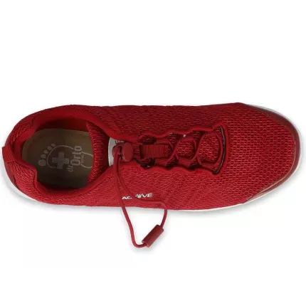 Кросівки жіночі діабетичні Dr Orto Active 517D003 червоні, Колір: Червоний, Розмір жіночого взуття: 36, зображення 4