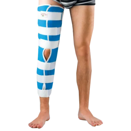 Жесткая шина для ноги с 4-мя металлическими ребрами жесткости Reabilitimed Тутор-Н, Размер: Sp