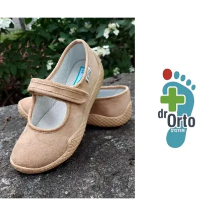 Балетки женские диабетические для проблемных ног Dr Orto System 197D004 бежевые, Цвет: Бежевый, Размер женской обуви: 37, изображение 6