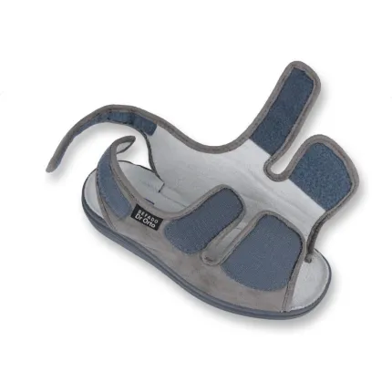 Сандалі чоловічі діабетичні для проблемних ніг Dr Orto System 676M006 (733M006) сірі, Колір: Сірий, Розмір чоловічого взуття: 44, зображення 2