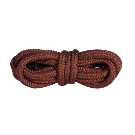 Шнурки для трекінгового взуття Mountval Laces 150 Коричневий, Довжина шнурівок, см: 150, Колір шнурівок: Коричневий, Тип шнурівок: Круглі 4 мм, зображення 2