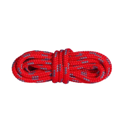 Шнурки для трекінгового взуття Mountval Laces 180 Червоний/Сірий, Довжина шнурівок, см: 180, Колір шнурівок: Червоний/Сірий, Тип шнурівок: Круглі 4 мм, зображення 2