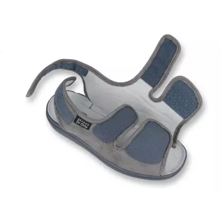 Сандалии мужские диабетические для проблемных ног Dr Orto System 676M006 (733M006) серые, Цвет: Серый, Размер мужской обуви: 42, изображение 2