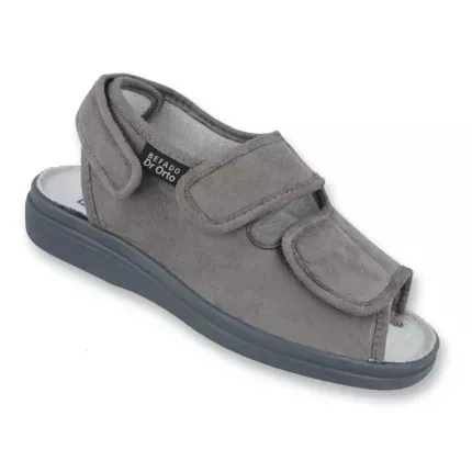 Сандалии мужские диабетические для проблемных ног Dr Orto System 676M006 (733M006) серые, Цвет: Серый, Размер мужской обуви: 42