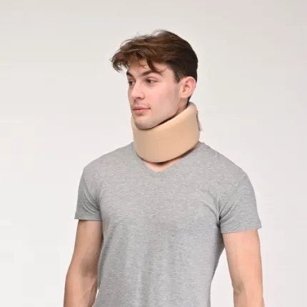 Бандаж для шиї напівжорсткий Реабілітімед ОРТЕЗ-2В-1 COMFORT, Висота: 110 мм, Колір: Бежевий, Розмір: M, зображення 2