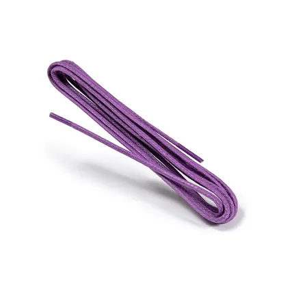 Шнурки для взуття вощені круглі тонкі Kaps 75 см Фіолетовий, Довжина шнурівок, см: 75, Колір шнурівок: Фіолетовий, Тип шнурівок: Круглі тонкі 2 мм