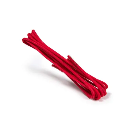 Шнурки для обуви вощеные круглые тонкие Kaps 60 см Красный, Длина шнурков, см: 60, Цвет шнурков: Красный, Тип шнурков: Круглый тонкий 2 мм