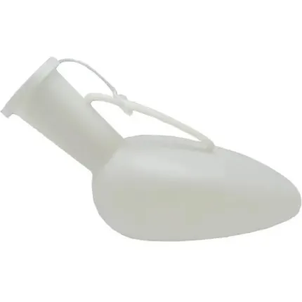 Ємність для збору сечі для чоловіків Plastilab з HDPE, з кришкою, нестерильна 1000 мл