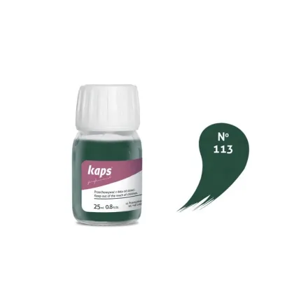 Фарба для натуральної та синтетичної шкіри Kaps Super Color 25 ml Колір 113, Колір: 113