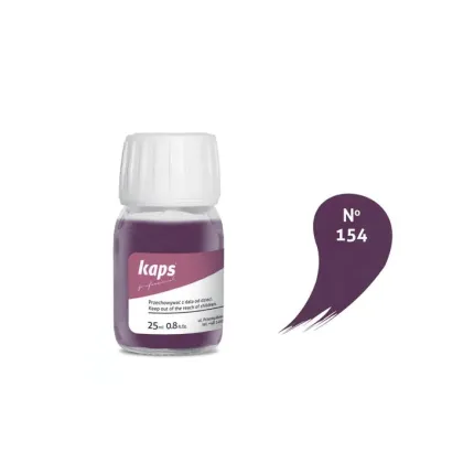 Фарба для натуральної та синтетичної шкіри Kaps Super Color 25 ml Колір 154, Колір: 154