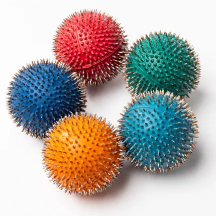 Аплікатор масажер Ляпко «М'ячик голчастий» 4,0 Ag Червоний, Колір: Червоний, Крок голки (мм): 4,0, зображення 2