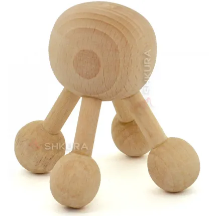 Дерев'яний ручний масажер Молекула