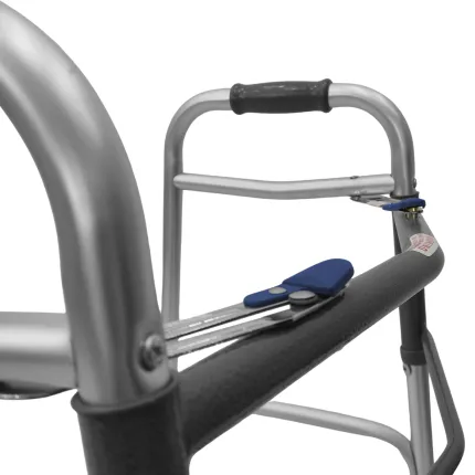 Ходунки складні із двома кнопками сталеві Doctor Life 12850/ST, зображення 2