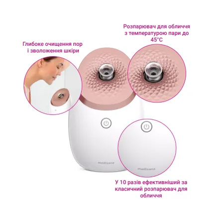 Ионный распариватель для лица Medisana DS 600, изображение 4