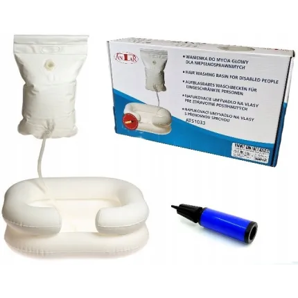 Ванночка для миття голови з лійкою і насосом Antar AT51033