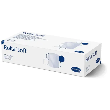 Підкладочні бинти Rolta® soft / Ролта софт 15см х 3м 4шт, Розмір бинта: 15 см х 3 м