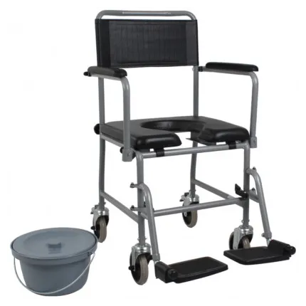 Крісло-каталка з санітарним оснащенням OSD-LW-JBS367A, зображення 4