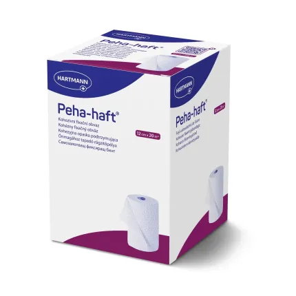 Peha-haft 12см х 20м бинт когезивный самофиксирующийся, Размер бинта: 12 см х 20 м, Цвет: Белый